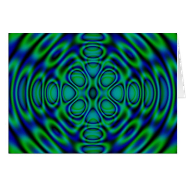 Bleu absolu et vert (Devant horizontal)