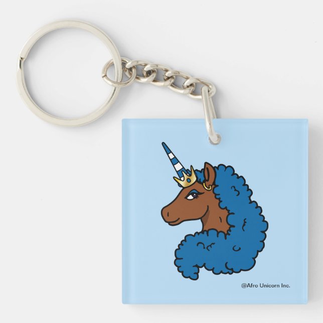 Bleu Afro Unicorn (Devant)