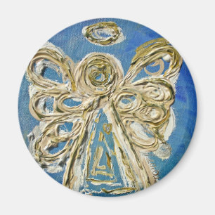 Bleu Angel Art Personnalisé Cadeaux Magnet