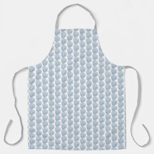 Bleu Bâtons à écailles sur un tablier