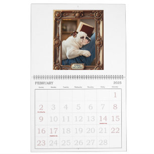 Bleu Berry Doggone inférieur Bon Jours Calendrier