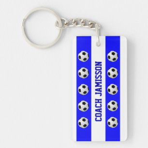 Bleu & Blanc, Ballons de football pour entraîneur,