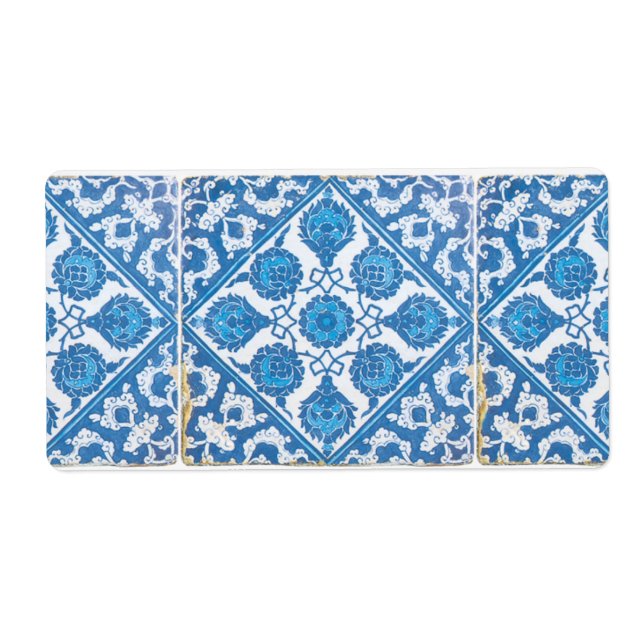 Bleu Blanc Delft Cornflower Étiquettes (Devant)