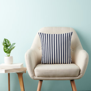 Bleu Bleu Bleu Bleu Coussin de peinture marine