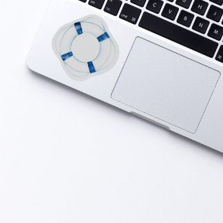 Bleu Bouée Monogramme Vinyl Sticker