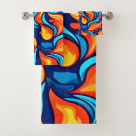 Bleu brillant Abstrait