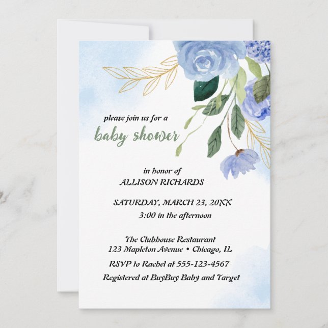 bleu cartes postales (Devant)