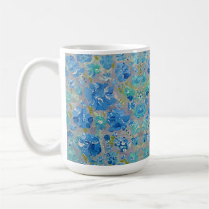 Bleu Célébration café Mug