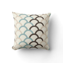 Bleu, chocolat, coussin d'abrégé sur crème