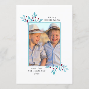 Bleu Christmas* de *Bright de carte photo de