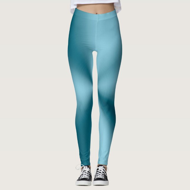 bleu clair avec leggings bleu foncé (Devant)