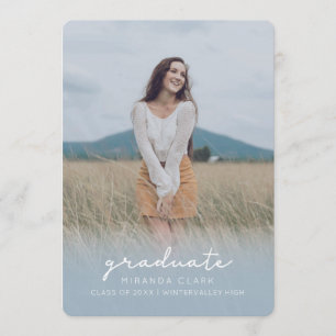 Bleu clair faire-part