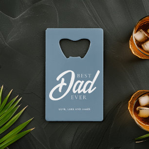 Bleu clair "Meilleur Papa Jamais" Photo personnali