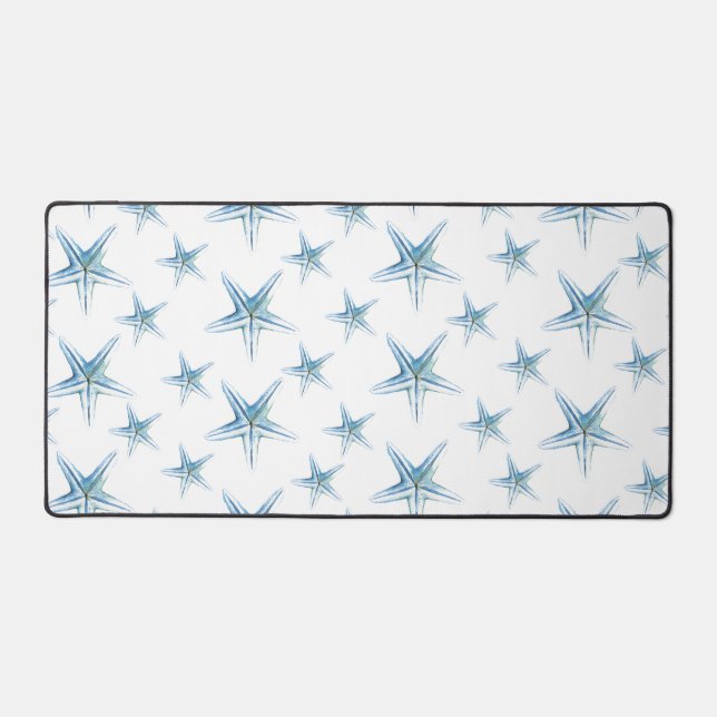 Bleu côtier et blanc Starfish mignonne (Recto)
