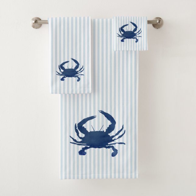 Bleu Crabe Bleu Nautique Bleu Bande Peinture (En situation)
