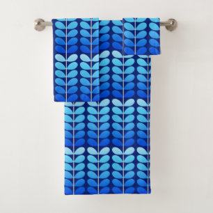 Bleu danois de feuille, de marine et de cobalt de