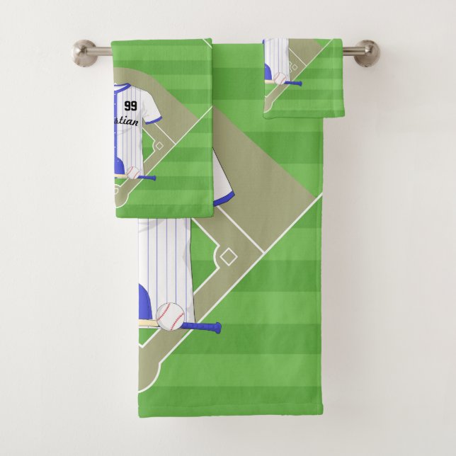 Bleu de baseball personnalisé (En situation)