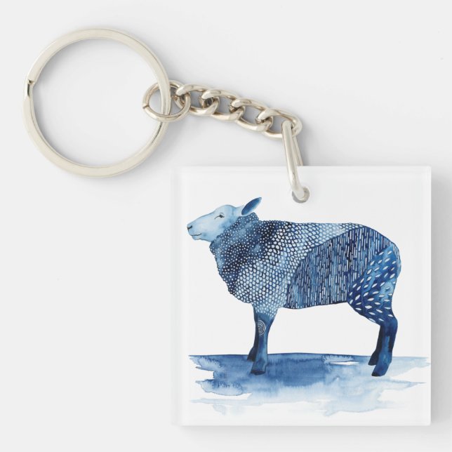 Bleu de cobalt Animaux de ferme - Moutons (Devant)