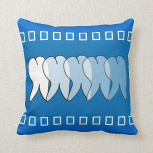 Bleu de coussin de dent d'hygiéniste dentaire