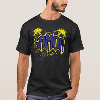 Bleu de fierté du Samoa et Yellwo - T-shirt