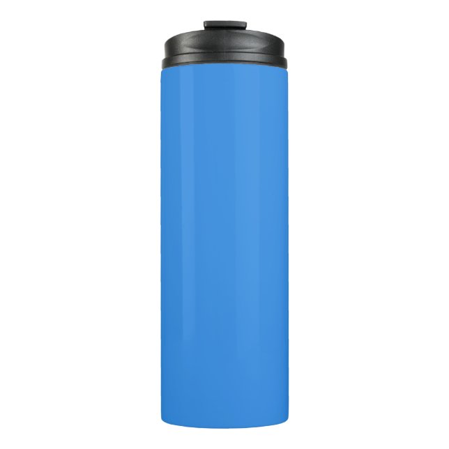 Bleu de France (Vollfarbe) Thermosbecher (Vorderseite)