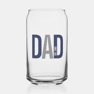 Bleu de marine moderne Papa personnalisé établi