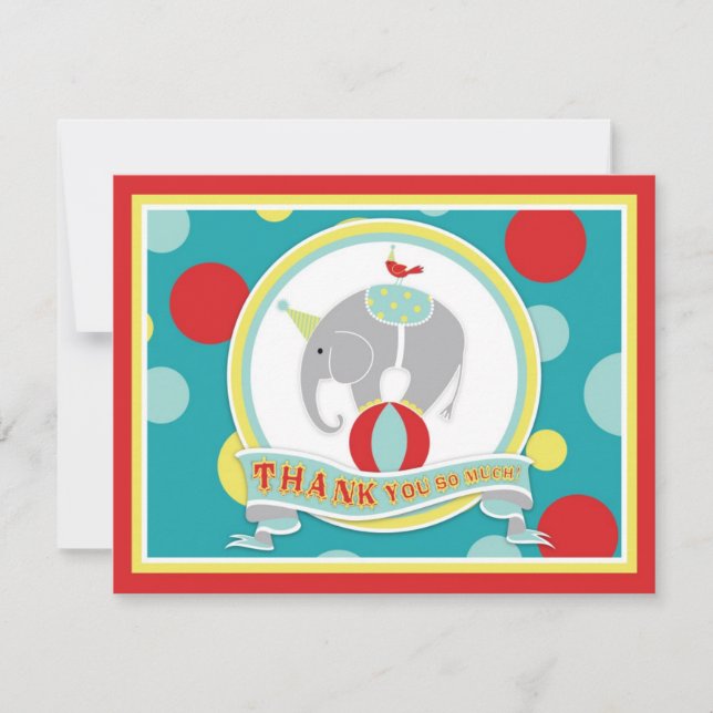 Bleu de Merci d'éléphant de cirque (Devant)