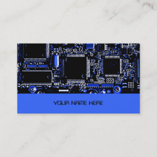 Bleu de modèle de carte de visite du bleu 2 de