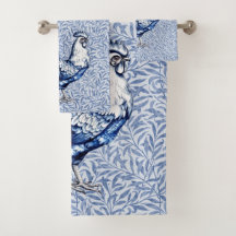 Bleu Delft Et Poulet Blanc Rooster