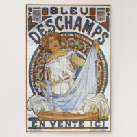Bleu Deschamps von Alphonse Mucha