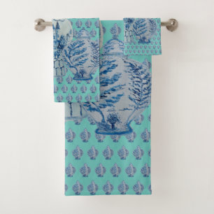 Bleu d'oeuf et jarres blanches de gingembre de Rob