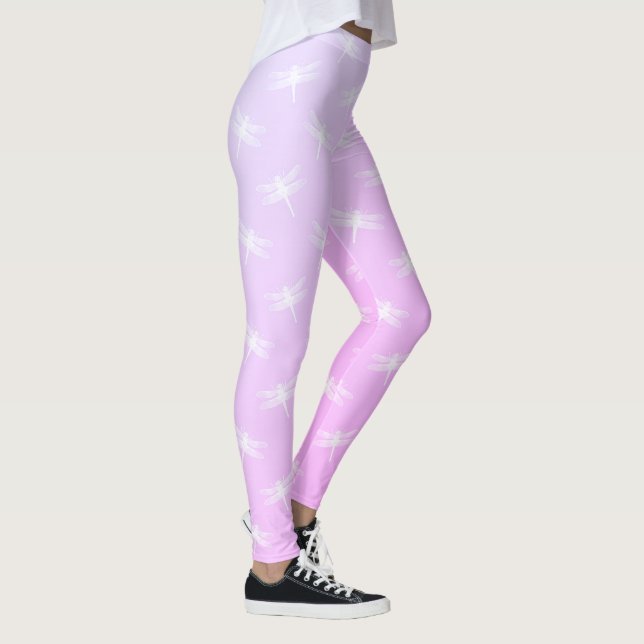 Bleu Dragonfly Dream Purple Leggings (Droite)