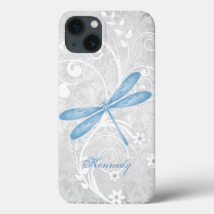 Bleu Dragonfly Personnalisé Coque-Mate coque iphon