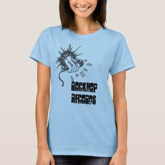 BLEU DU T-SHIRT DES FEMMES