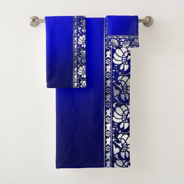 Bleu et argent élégant (En situation)