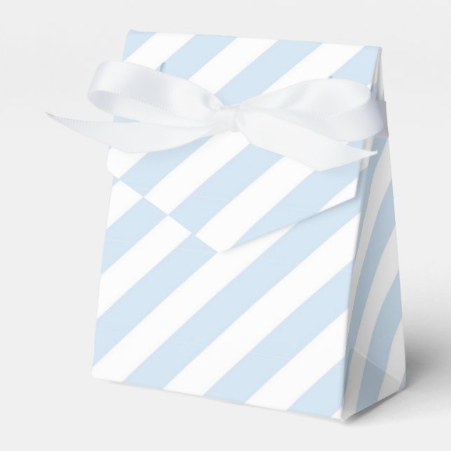 Bleu et blanc rayé Ballotins de fête d'anniversair (Verso)