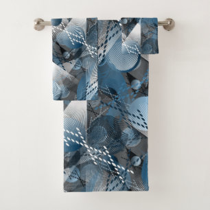 Bleu et gris. Abstraction.