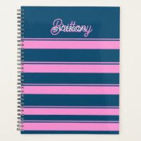 Bleu et rose Motif personnalisé