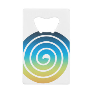 BLEU ET VERT EN SPIRALE