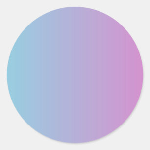 Bleu et violet ombre couleurs dégradé Sticker