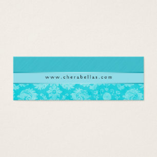 Bleu floral de fleur de damassé de spa de signet