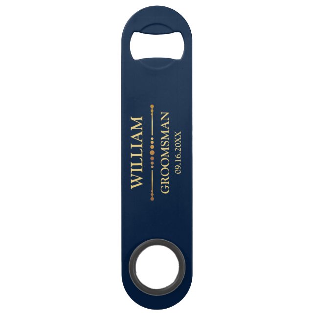 Bleu foncé et or (Devant)