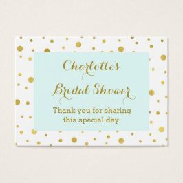 Bleu Gold Confetti Fête des mariées Favoriser les 