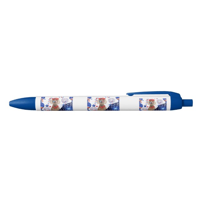 Bleu Héros militaire Weimaraner stylo (Haut)