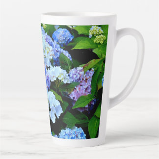 Bleu Hydrangée Latte Mug