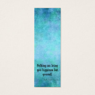Bleu inspiré de citation de bonheur vintage