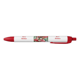 Bleu Joyeux stylo d'écriture de Noël