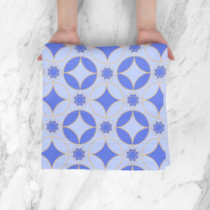bleu lavande - classique motif déco