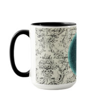 Bleu Lune Papillon Mug