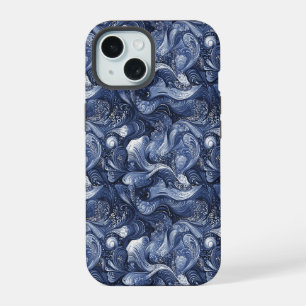 Bleu marine abstrait